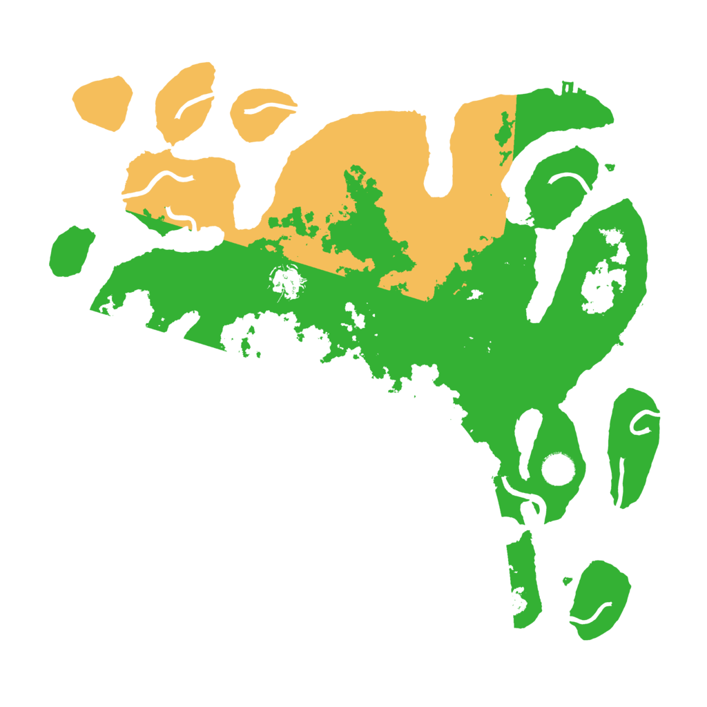 Biome Rust Map: Procedural Map, Size: 3800, Seed: 4163063