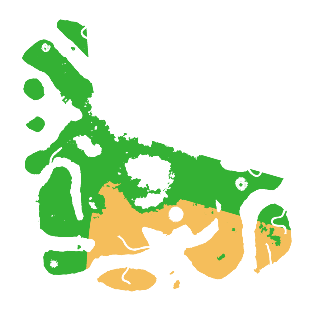 Biome Rust Map: Procedural Map, Size: 3800, Seed: 3995192
