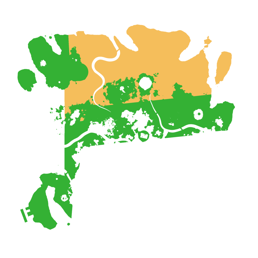 Biome Rust Map: Procedural Map, Size: 3800, Seed: 4597416