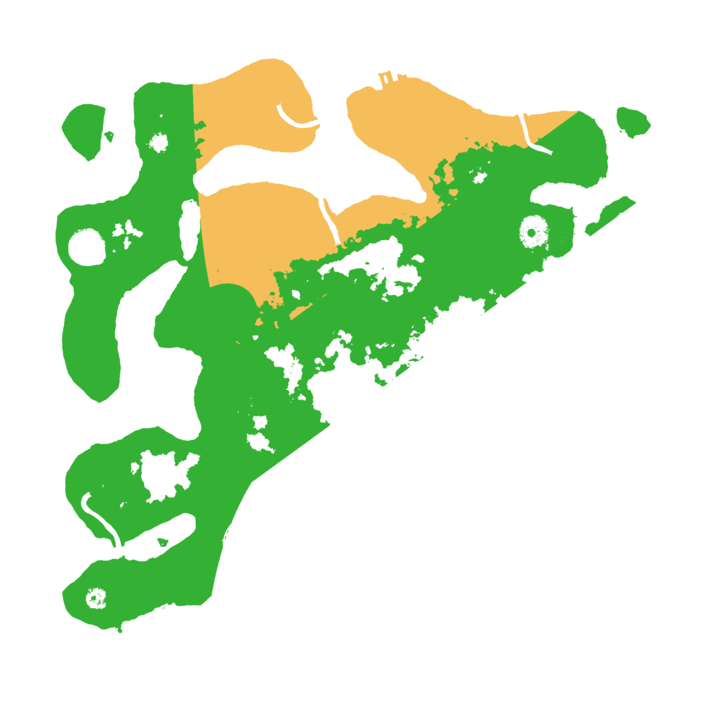 Biome Rust Map: Procedural Map, Size: 3500, Seed: 4350975