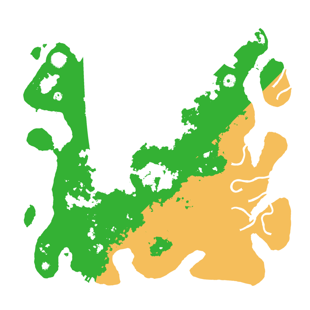 Biome Rust Map: Procedural Map, Size: 3700, Seed: 5506853
