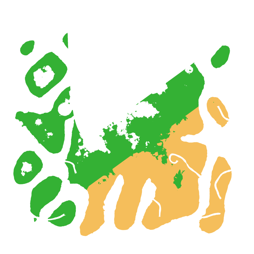 Biome Rust Map: Procedural Map, Size: 3500, Seed: 3289574