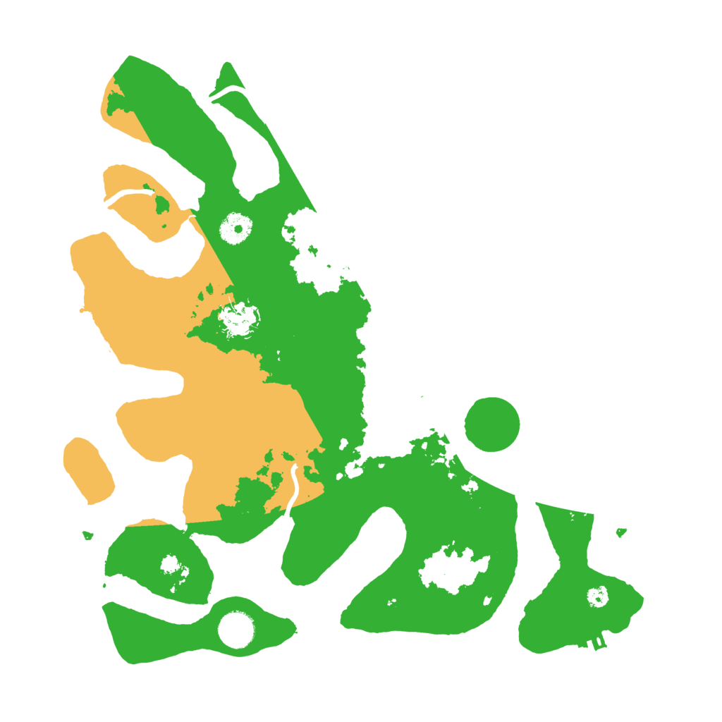 Biome Rust Map: Procedural Map, Size: 3500, Seed: 85444