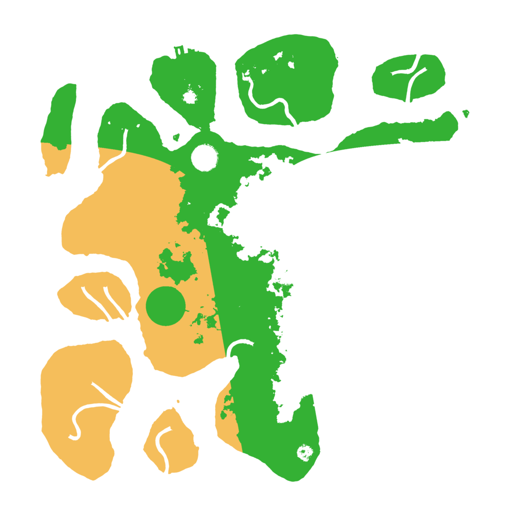 Biome Rust Map: Procedural Map, Size: 3500, Seed: 2231902