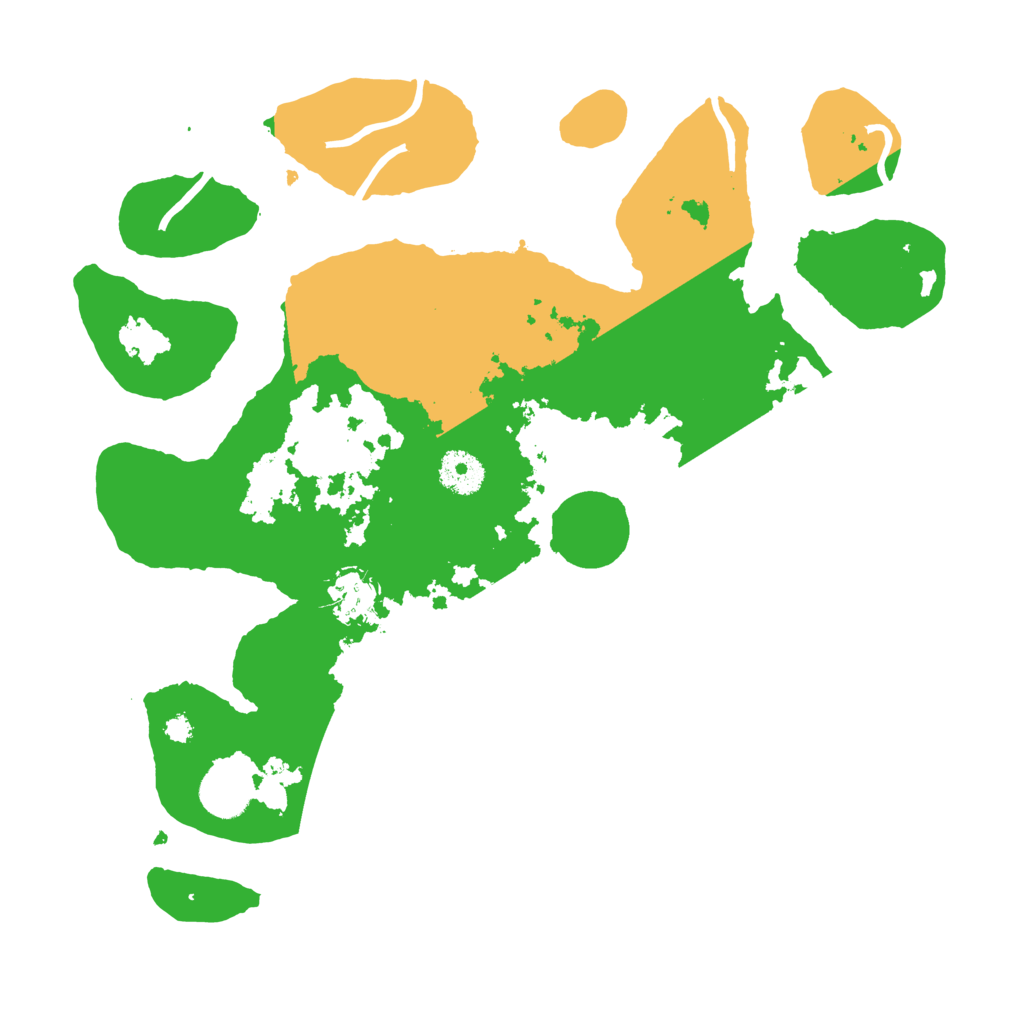 Biome Rust Map: Procedural Map, Size: 3500, Seed: 5319463