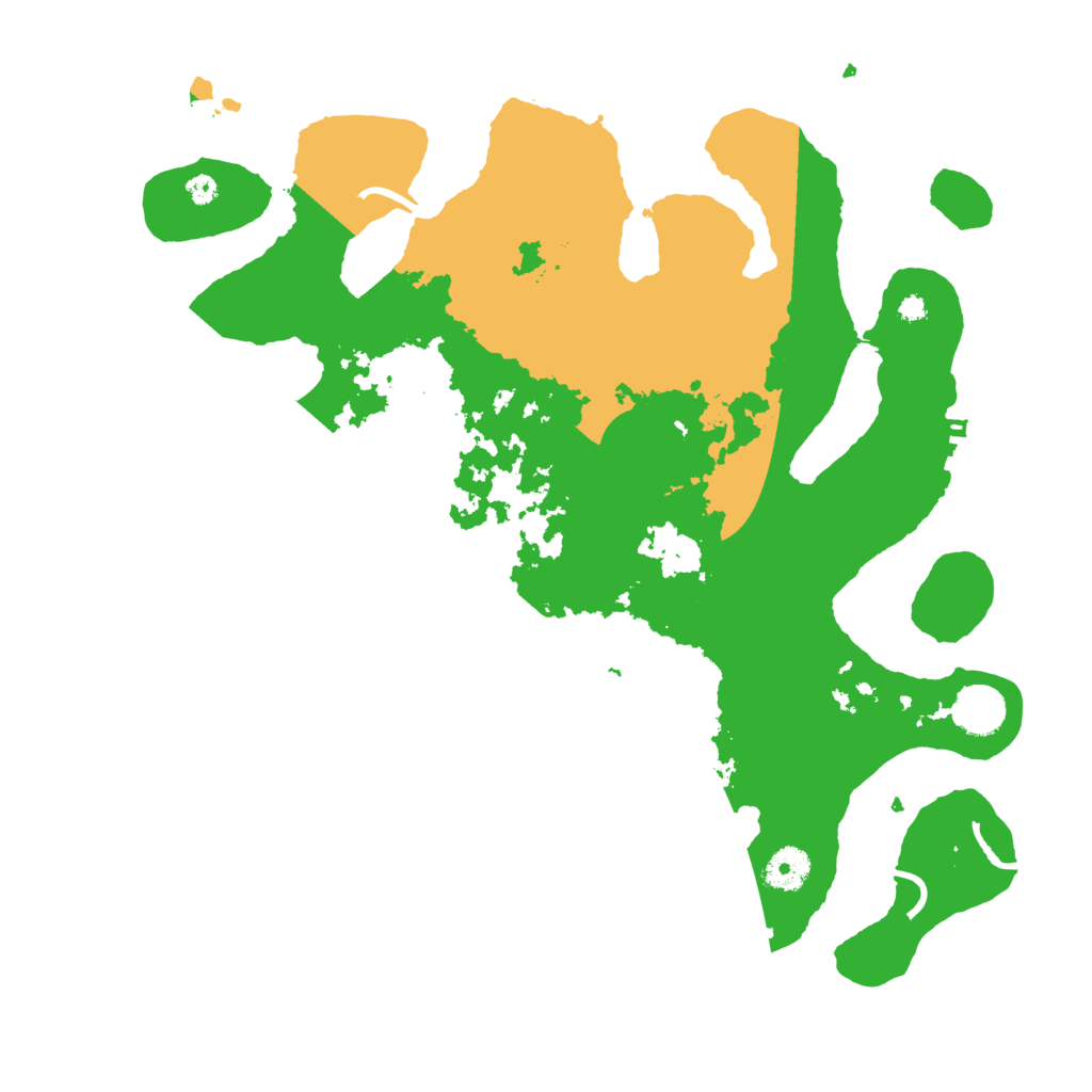 Biome Rust Map: Procedural Map, Size: 3800, Seed: 4384770