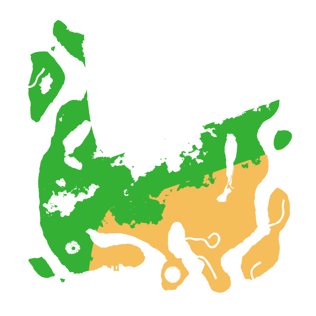 Biome Rust Map: Procedural Map, Size: 3500, Seed: 3788805