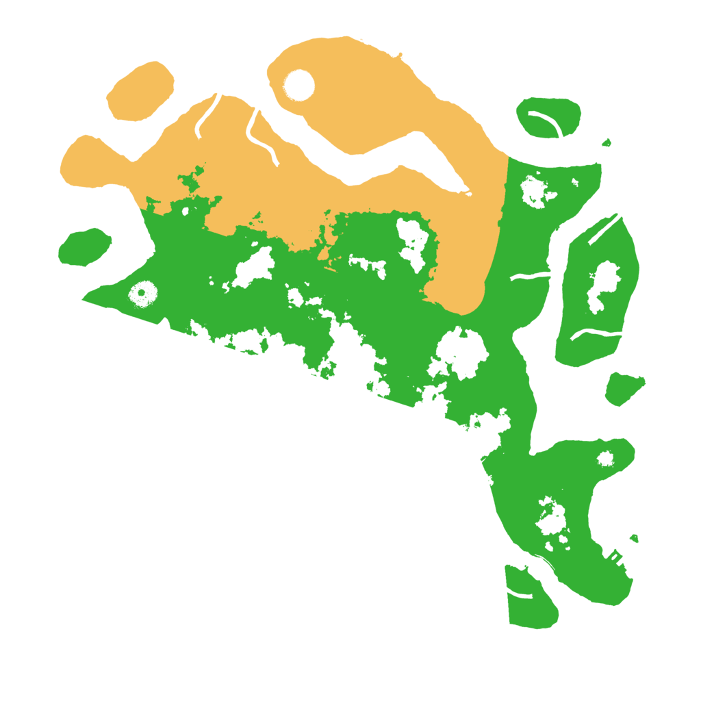 Biome Rust Map: Procedural Map, Size: 4000, Seed: 51561
