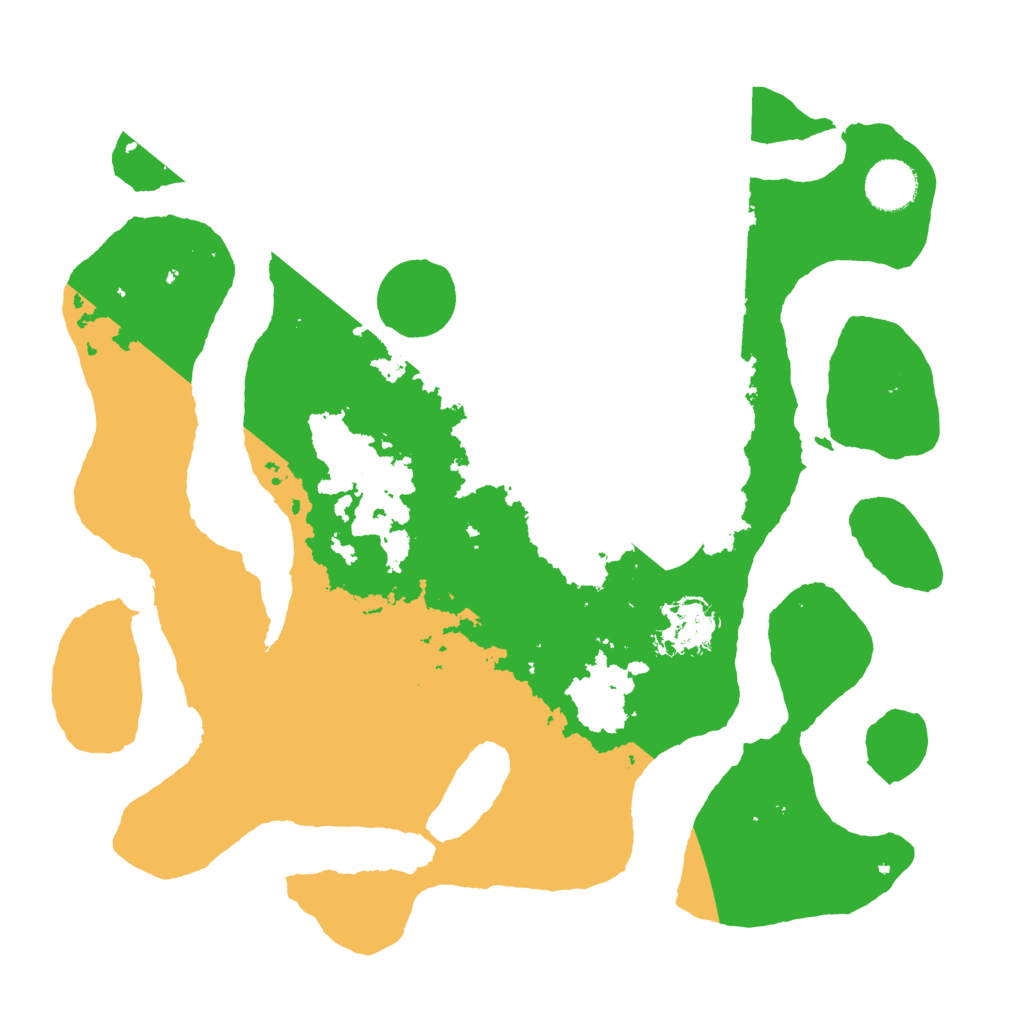 Biome Rust Map: Barren, Size: 3500, Seed: 3616332