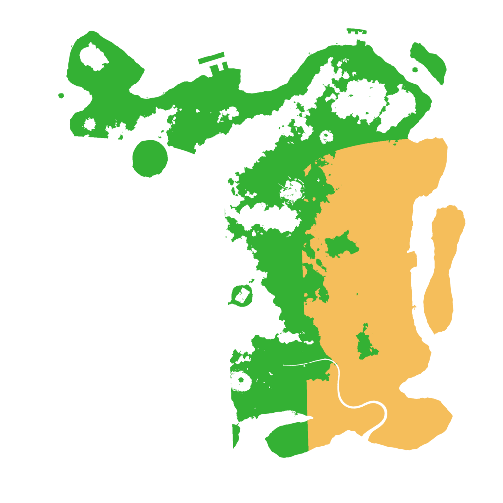 Biome Rust Map: Procedural Map, Size: 3800, Seed: 1510258