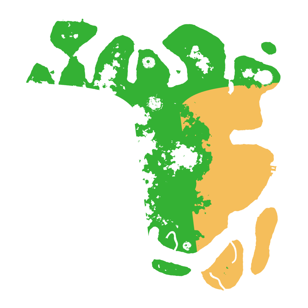 Biome Rust Map: Procedural Map, Size: 3800, Seed: 1414545