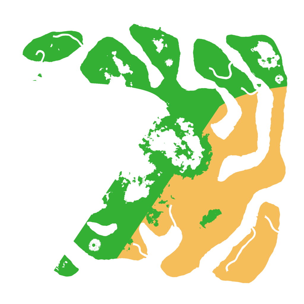 Biome Rust Map: Procedural Map, Size: 3800, Seed: 5078131