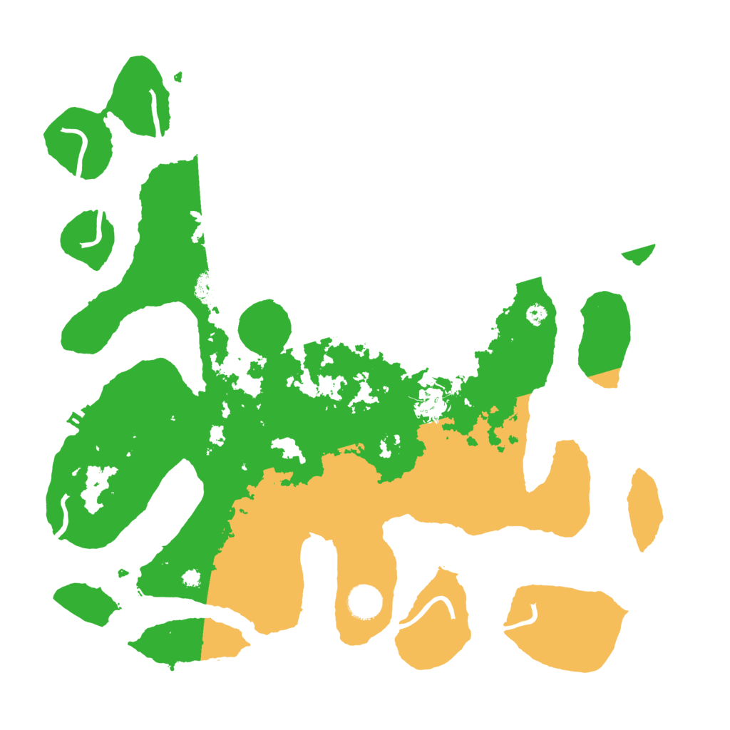 Biome Rust Map: Procedural Map, Size: 3700, Seed: 960979