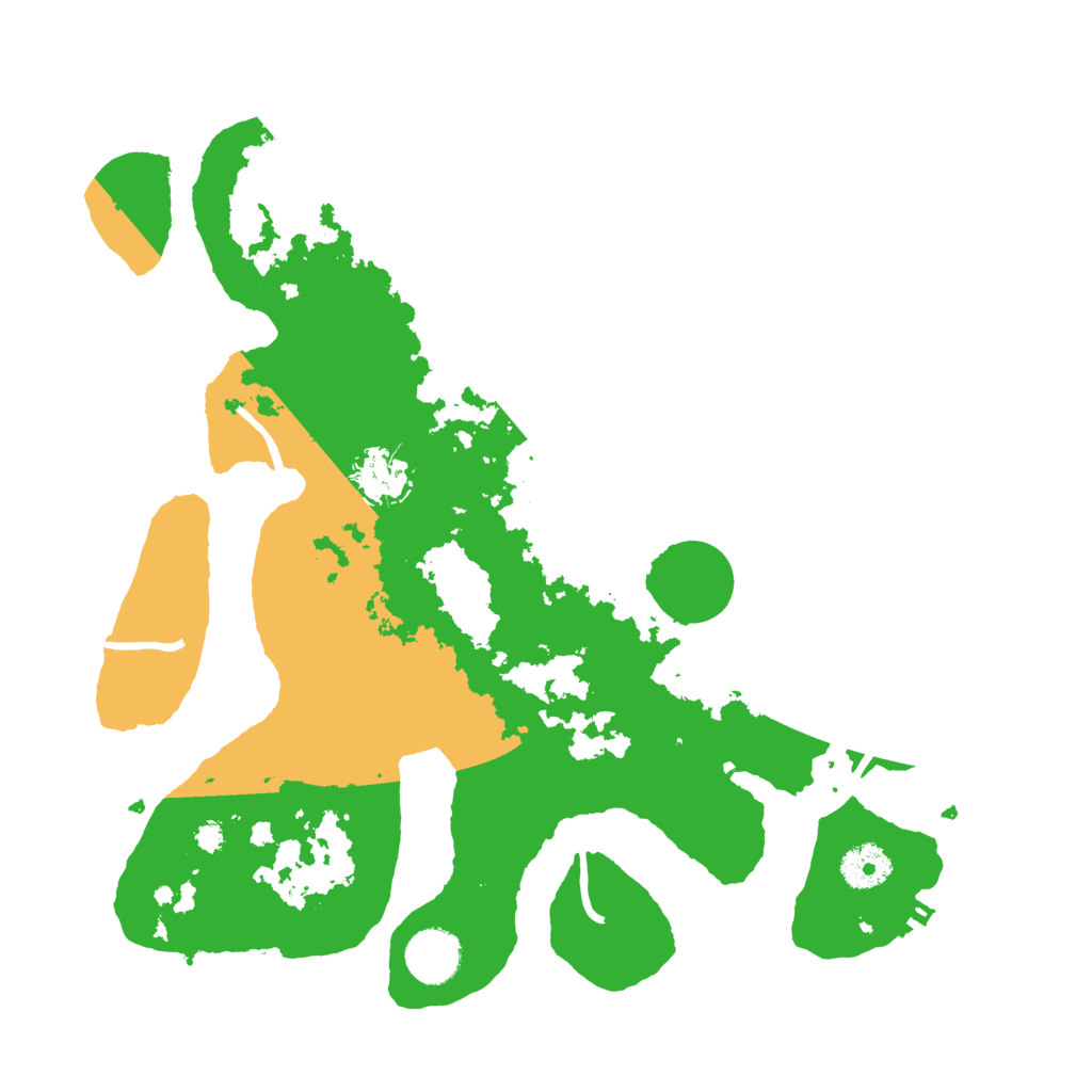 Biome Rust Map: Procedural Map, Size: 3500, Seed: 1751218