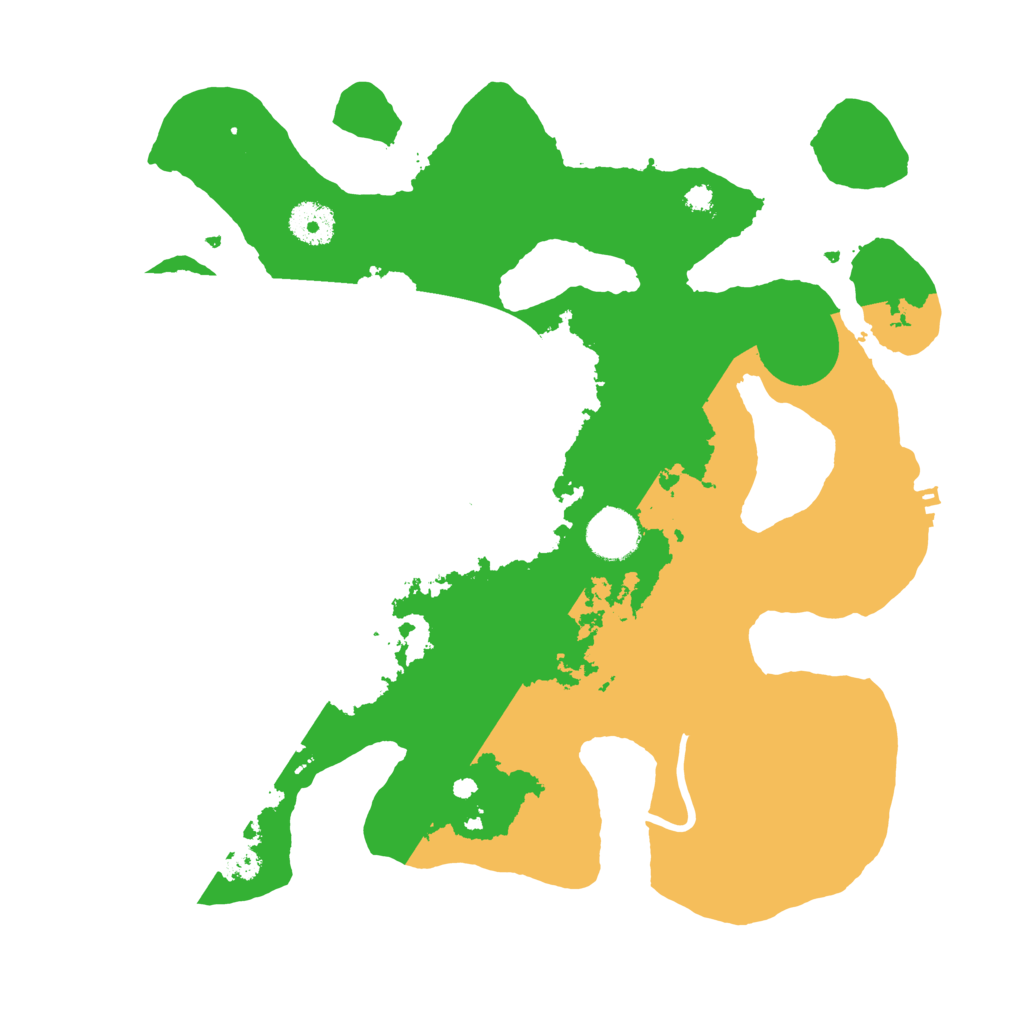 Biome Rust Map: Procedural Map, Size: 3500, Seed: 4456917