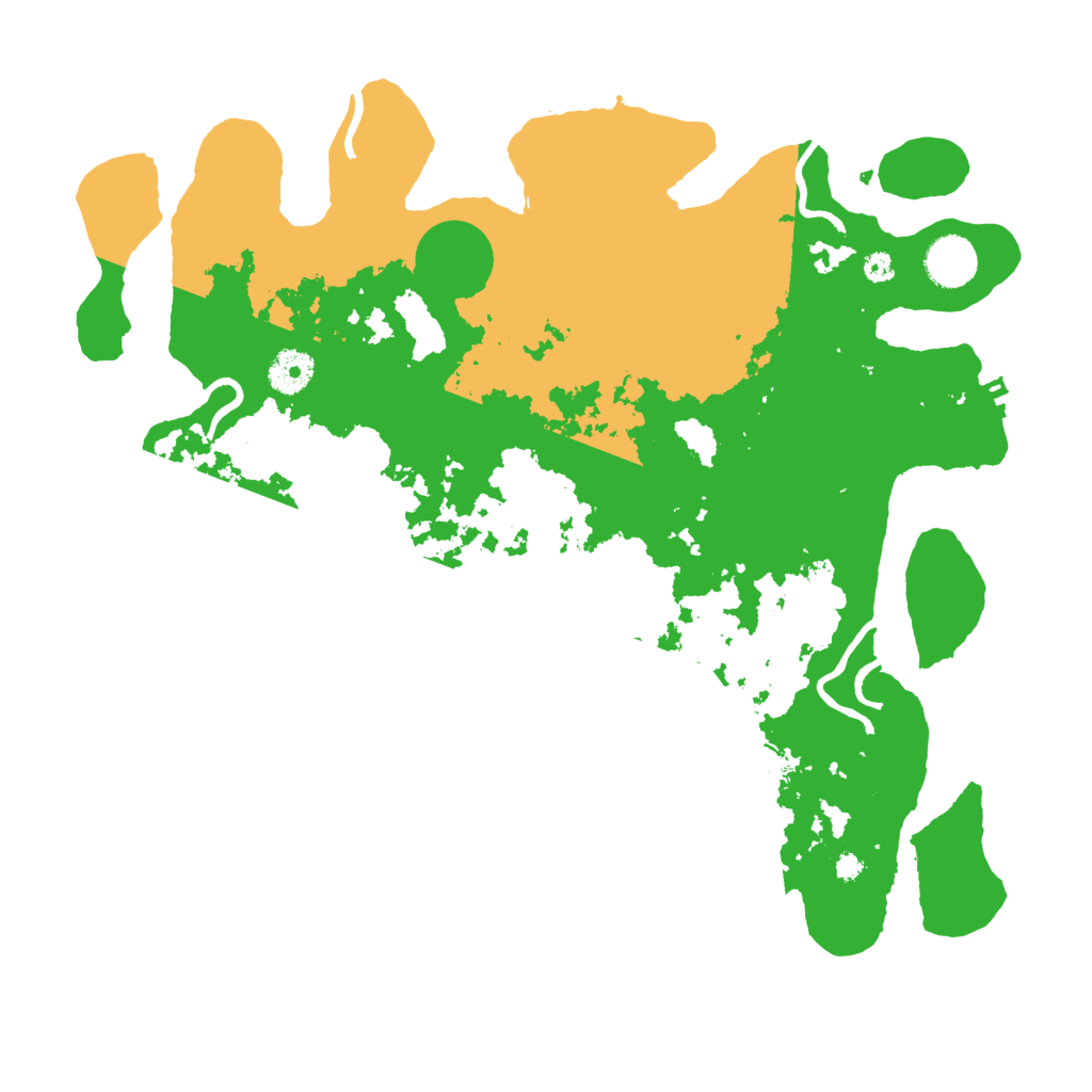 Biome Rust Map: Procedural Map, Size: 3700, Seed: 5455520