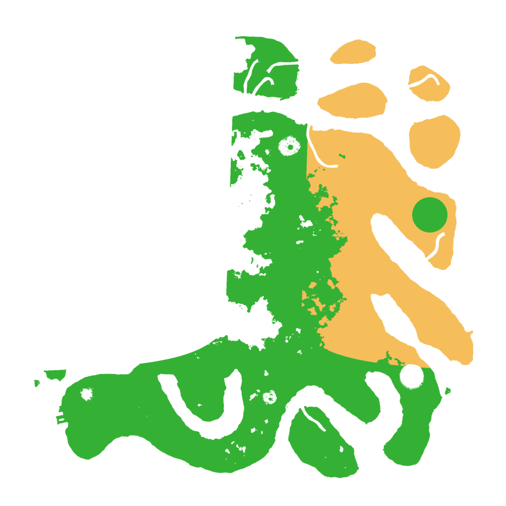 Biome Rust Map: Procedural Map, Size: 3800, Seed: 1006064