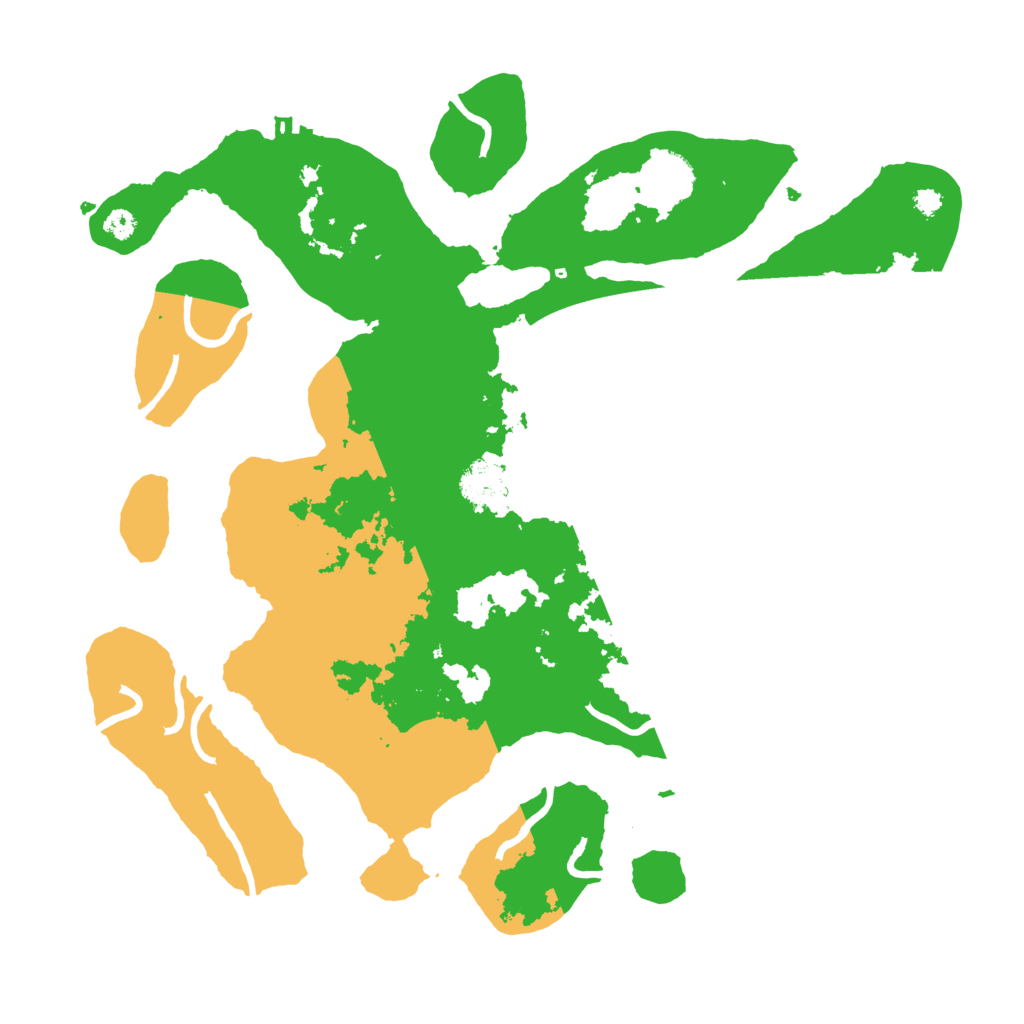 Biome Rust Map: Procedural Map, Size: 3500, Seed: 5813723