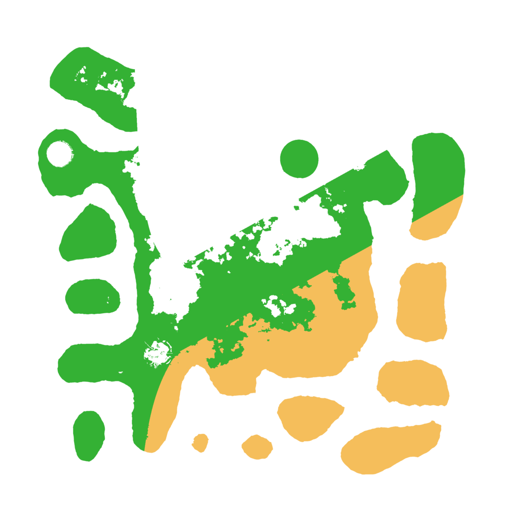 Biome Rust Map: Barren, Size: 3500, Seed: 4543981