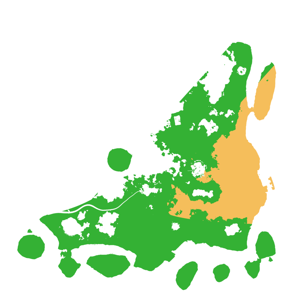 Biome Rust Map: Procedural Map, Size: 3500, Seed: 2887532