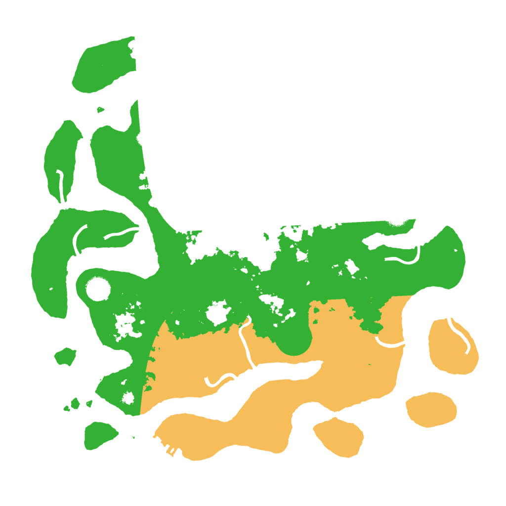 Biome Rust Map: Procedural Map, Size: 3700, Seed: 1737924