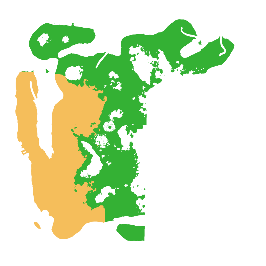 Biome Rust Map: Procedural Map, Size: 3500, Seed: 2383790
