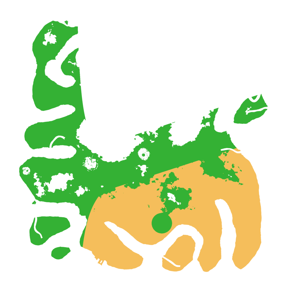 Biome Rust Map: Procedural Map, Size: 3800, Seed: 3373845