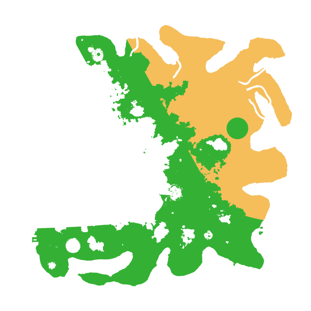 Biome Rust Map: Procedural Map, Size: 3800, Seed: 3040067