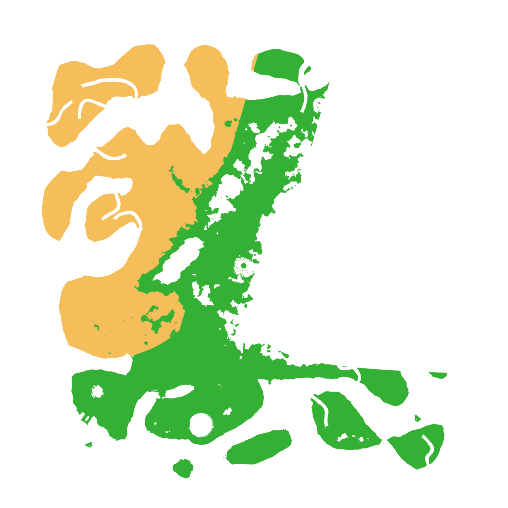 Biome Rust Map: Procedural Map, Size: 3800, Seed: 3981945