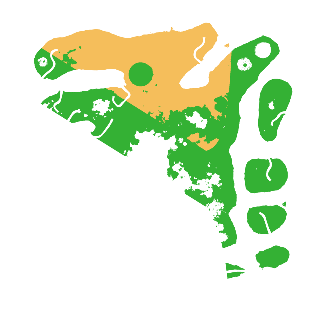 Biome Rust Map: Procedural Map, Size: 3500, Seed: 4841366