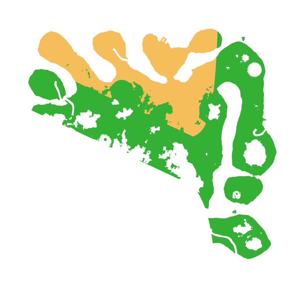 Biome Rust Map: Procedural Map, Size: 3700, Seed: 1524437