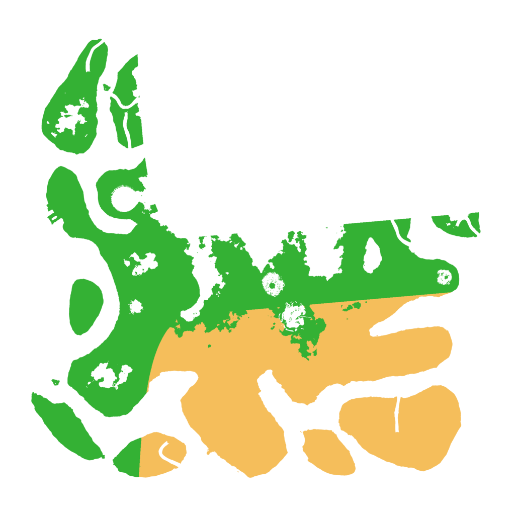 Biome Rust Map: Procedural Map, Size: 3500, Seed: 6251995