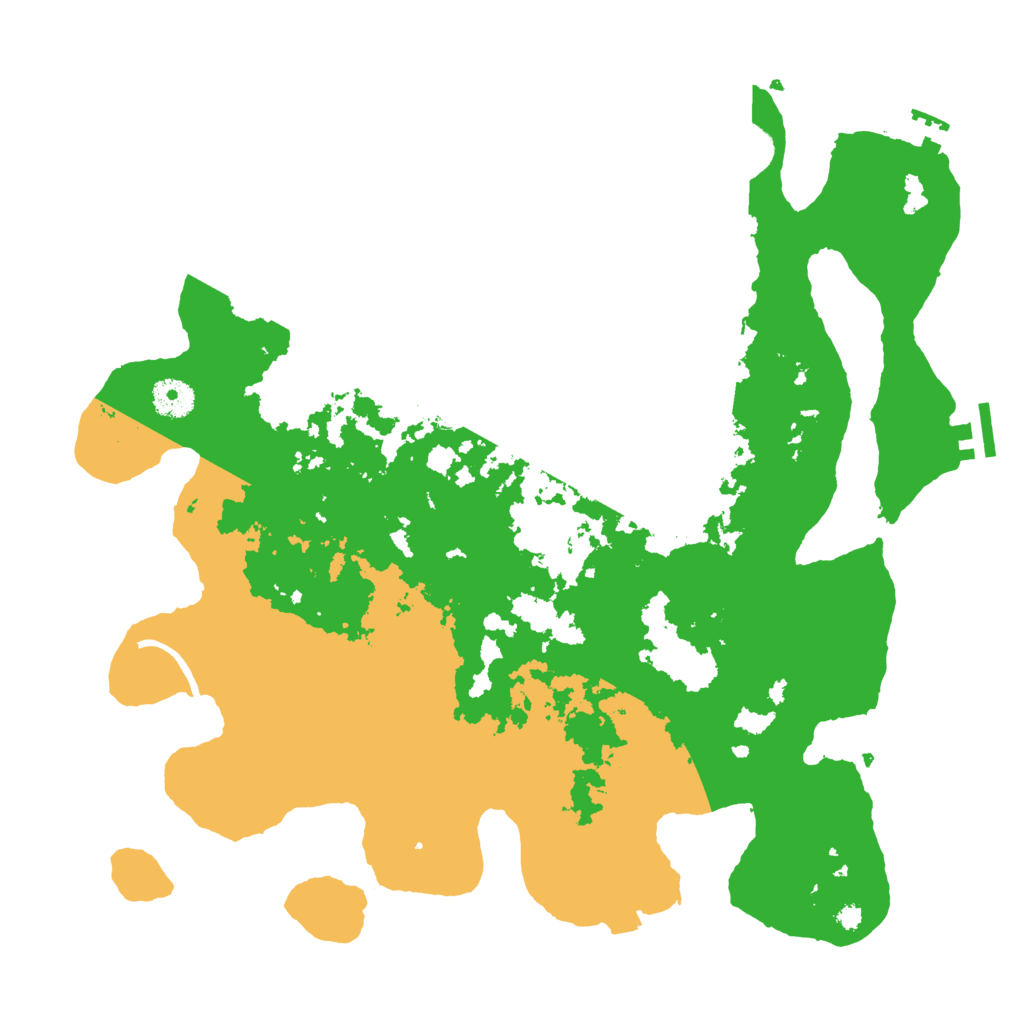 Biome Rust Map: Procedural Map, Size: 3800, Seed: 47755