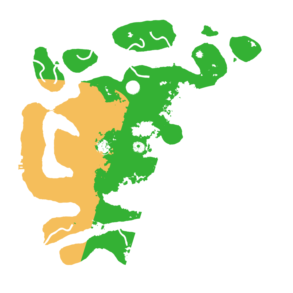 Biome Rust Map: Procedural Map, Size: 3800, Seed: 3070243