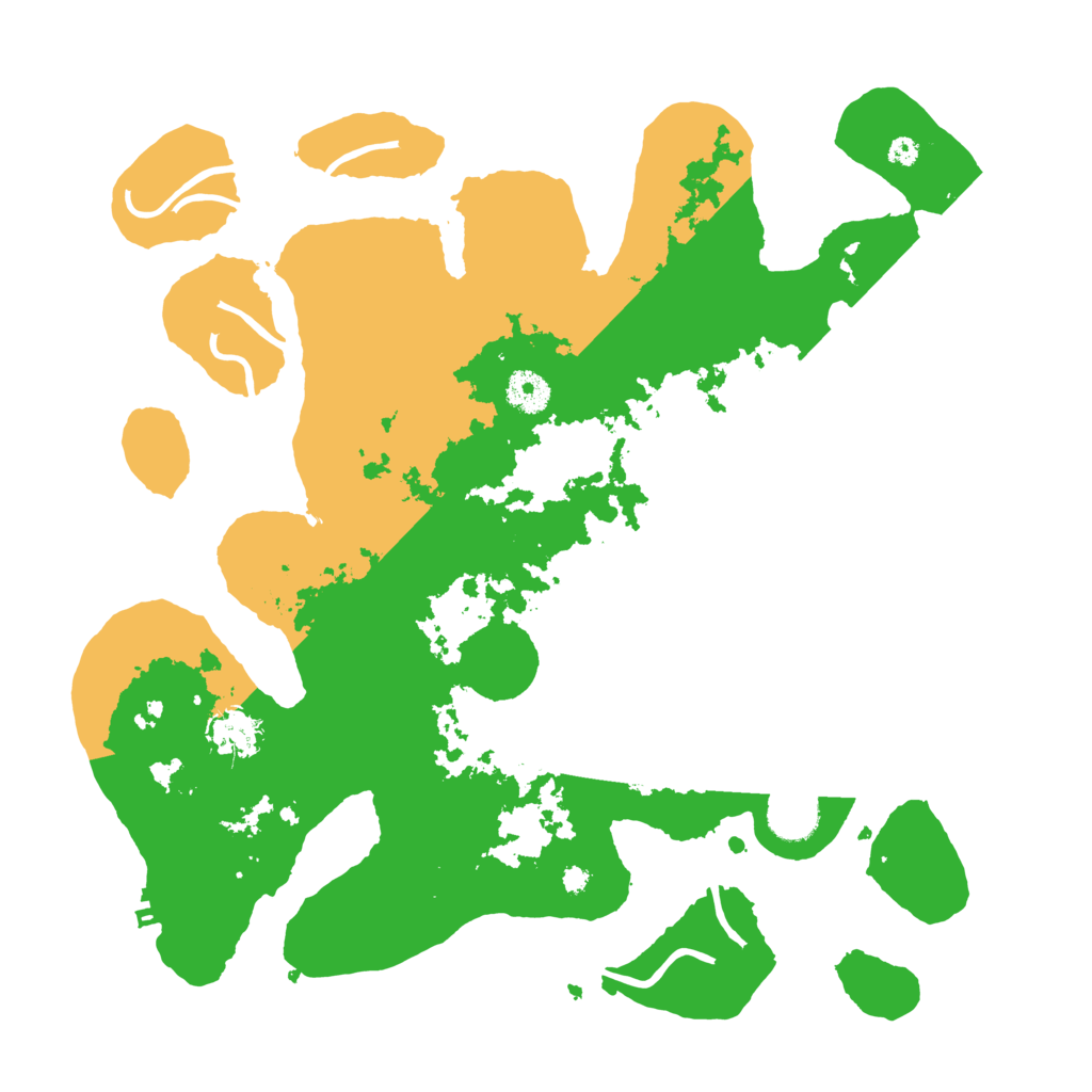 Biome Rust Map: Procedural Map, Size: 3800, Seed: 1096166