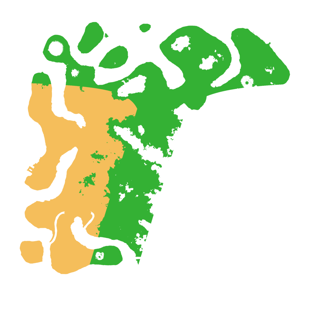 Biome Rust Map: Procedural Map, Size: 3800, Seed: 658322