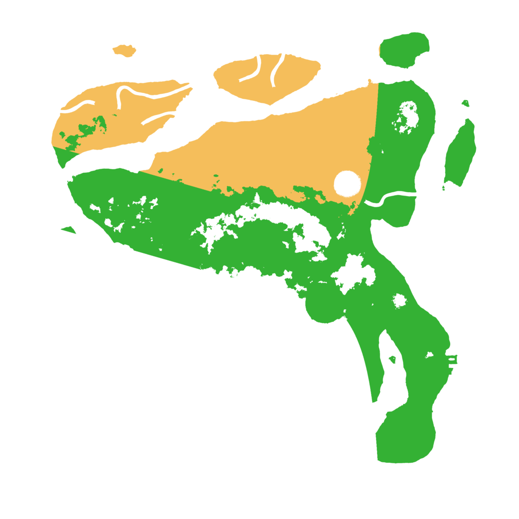 Biome Rust Map: Procedural Map, Size: 3500, Seed: 5436810