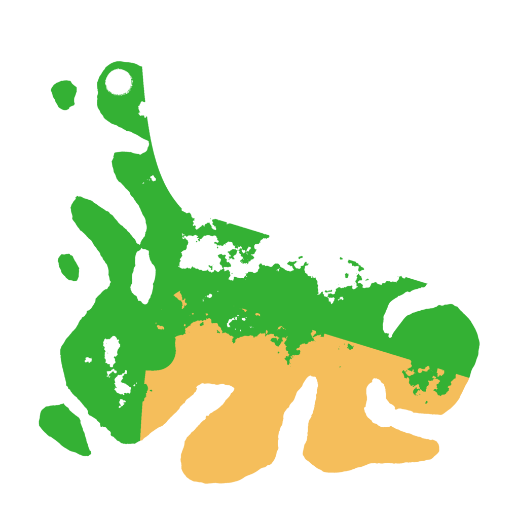 Biome Rust Map: Barren, Size: 3500, Seed: 1015188288