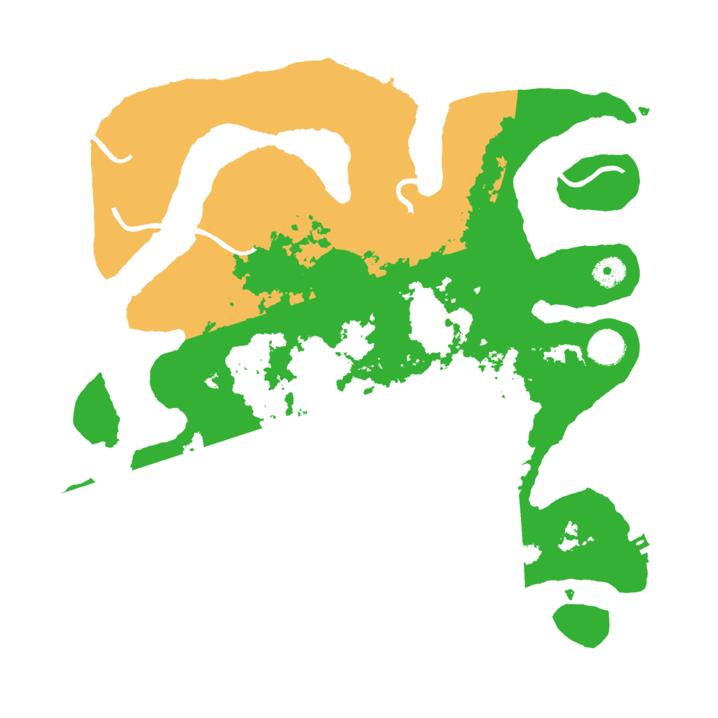 Biome Rust Map: Procedural Map, Size: 3500, Seed: 313737