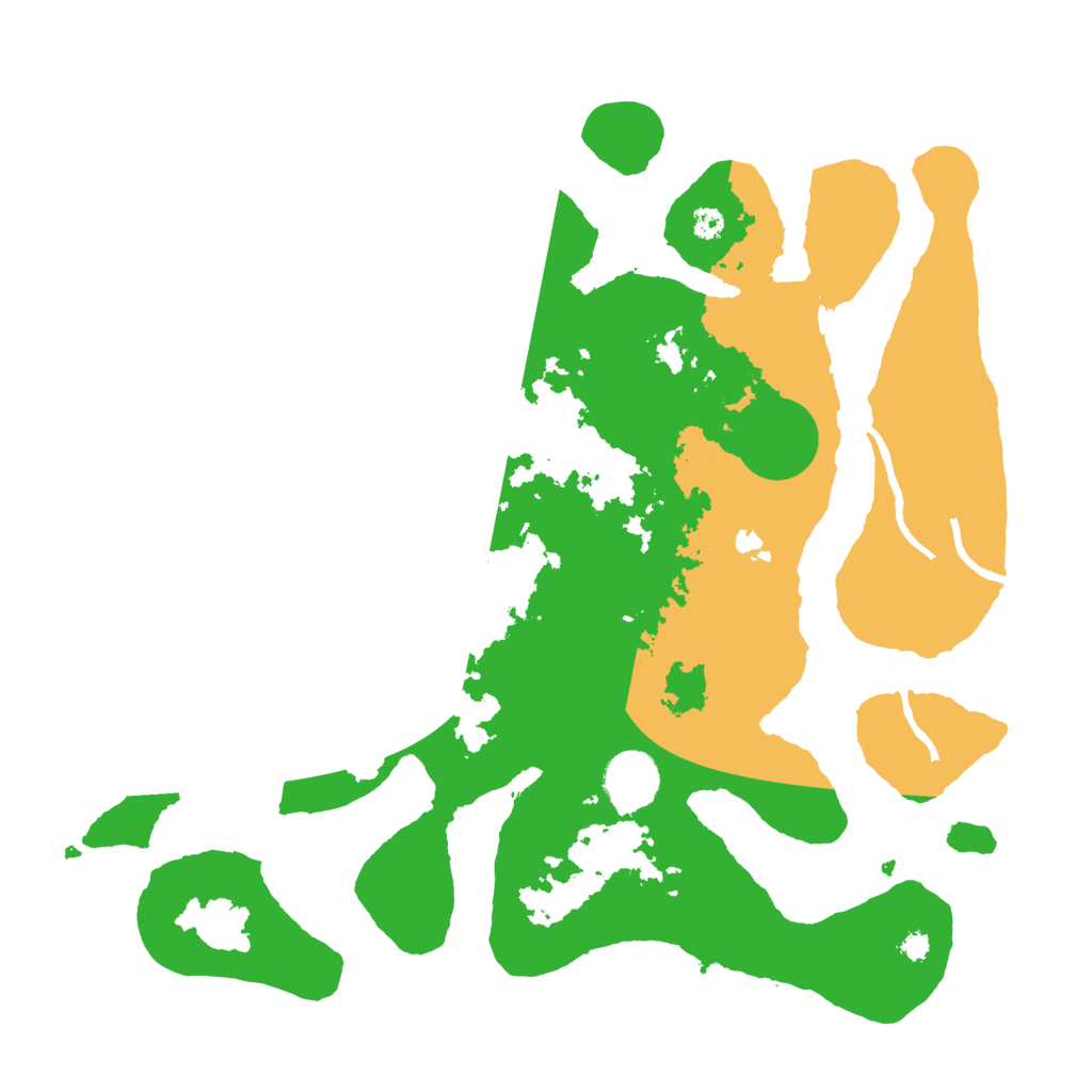 Biome Rust Map: Procedural Map, Size: 3500, Seed: 1115127