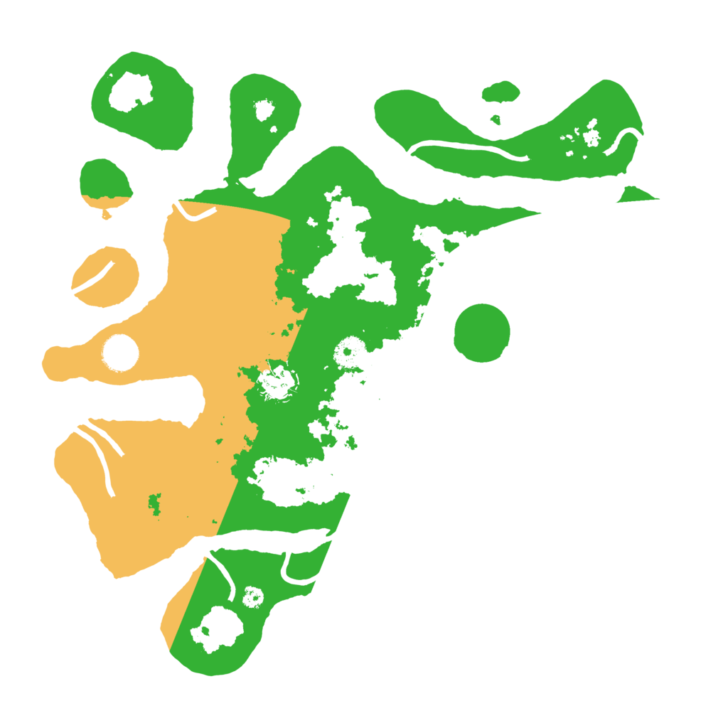 Biome Rust Map: Procedural Map, Size: 3500, Seed: 1080501
