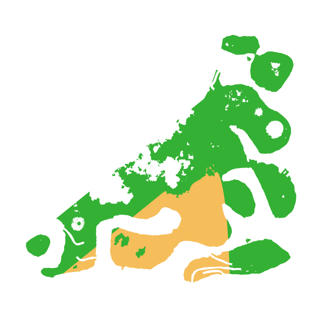 Biome Rust Map: Procedural Map, Size: 3500, Seed: 6036587