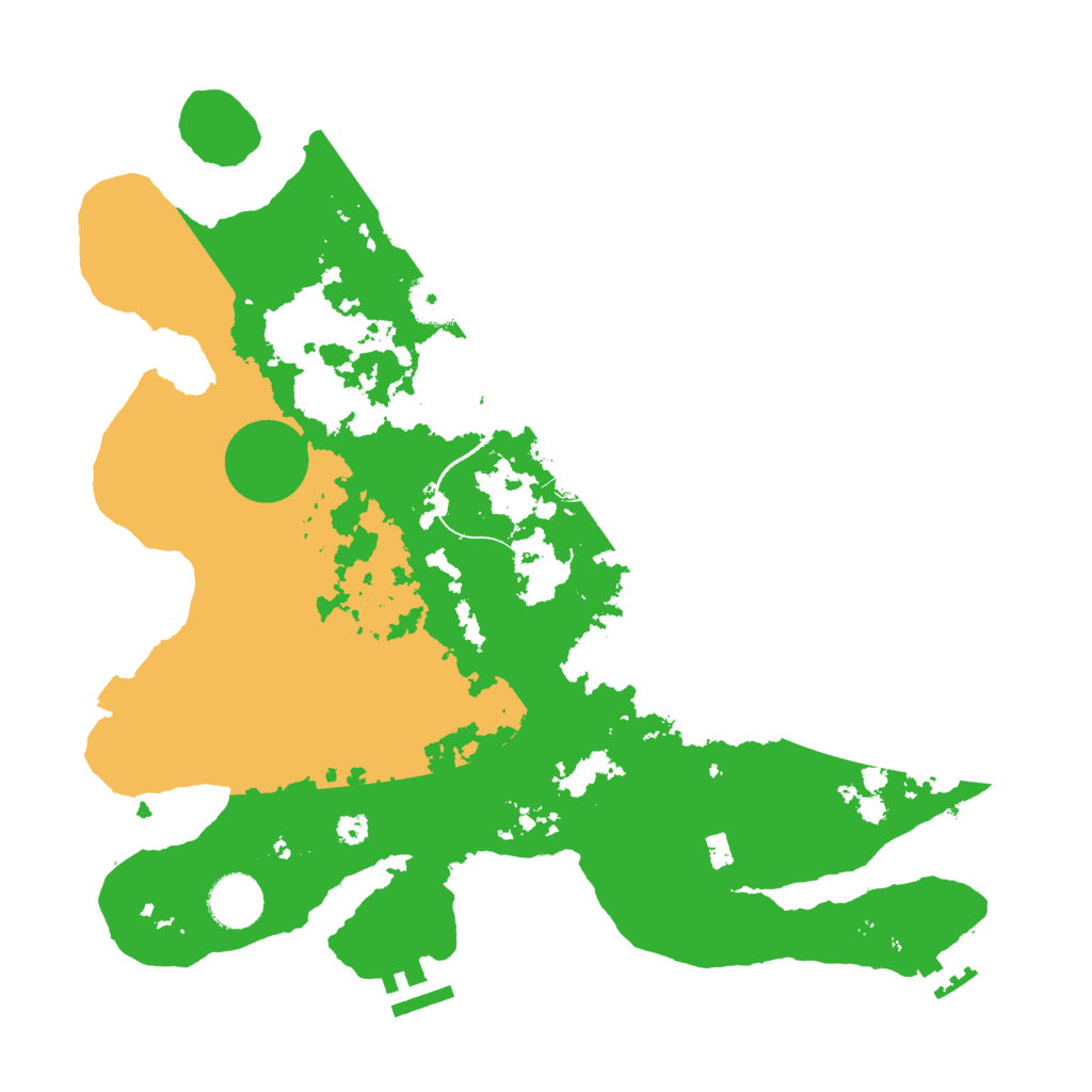 Biome Rust Map: Procedural Map, Size: 3500, Seed: 5247842