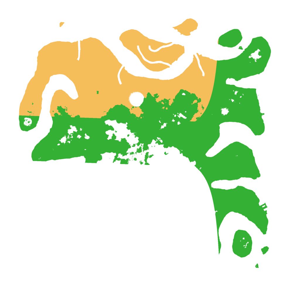 Biome Rust Map: Procedural Map, Size: 3700, Seed: 6008317