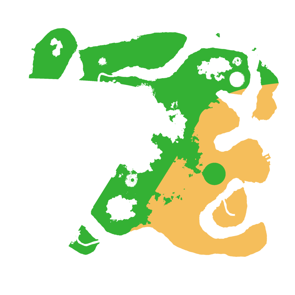 Biome Rust Map: Procedural Map, Size: 3500, Seed: 2825810