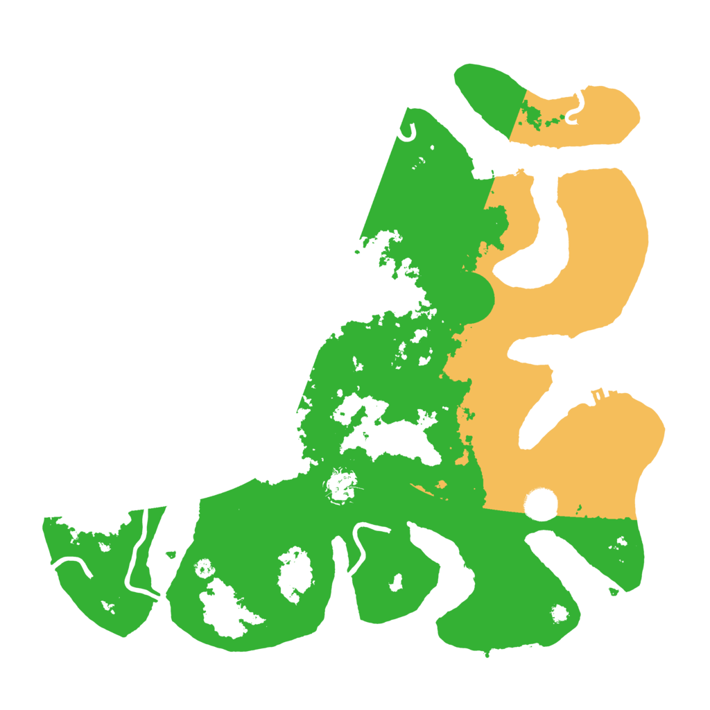 Biome Rust Map: Procedural Map, Size: 3800, Seed: 6062321