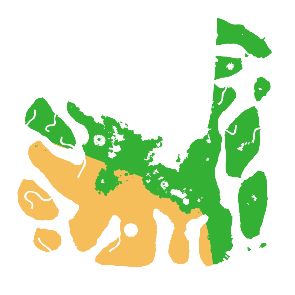 Biome Rust Map: Procedural Map, Size: 3800, Seed: 5599425