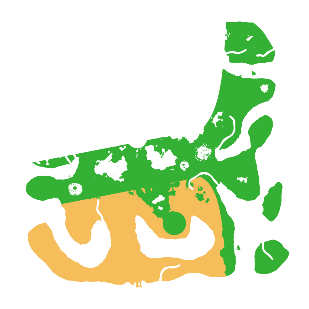 Biome Rust Map: Procedural Map, Size: 3500, Seed: 2882259