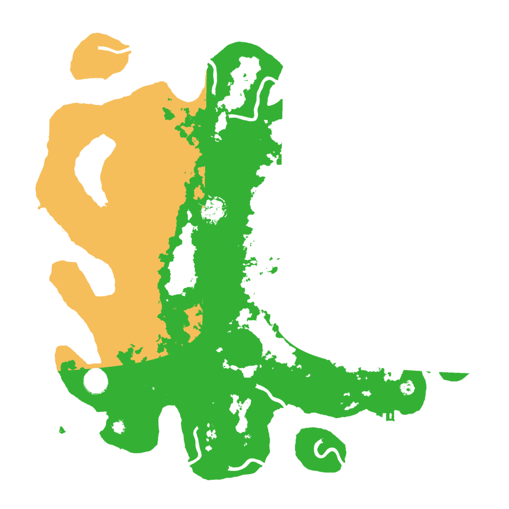 Biome Rust Map: Procedural Map, Size: 3700, Seed: 3369699