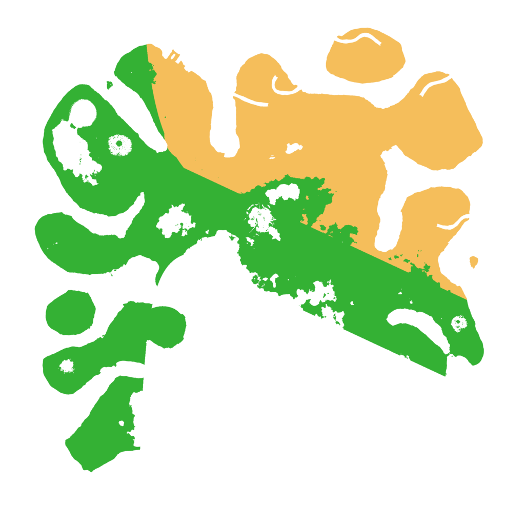 Biome Rust Map: Procedural Map, Size: 3500, Seed: 1845639